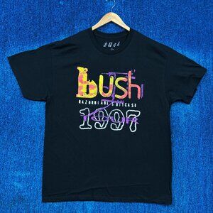 Bush Razorblade Suitcase 1997 Tour Dates Grunge Band Tee XL